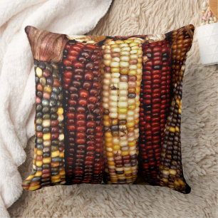 Foto van Colorful Indian Corn Kernels Kussen