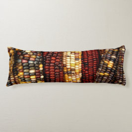 Foto van Colorful Indian Corn Kernels Lichaamskussen