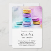 Foto van Colorful Macarons Birthday Kaart (Voorkant)