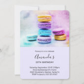 Foto van Colorful Macarons Birthday Kaart (Voorkant)