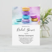 Foto van Colorful Macarons Vrijgezellenfeest Kaart (Staand voorkant)