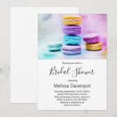 Foto van Colorful Macarons Vrijgezellenfeest Kaart (Voorkant / Achterkant)