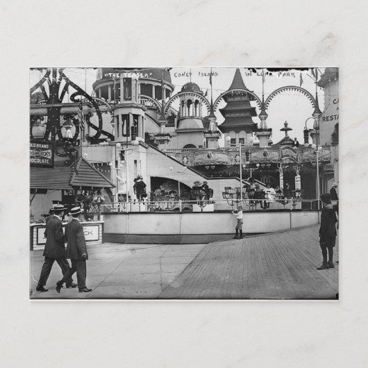  foto van Coney Island Briefkaart (Voorkant)