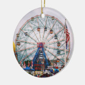 Foto van Coney Island Wonder Wheel Keramisch Ornament (Links)