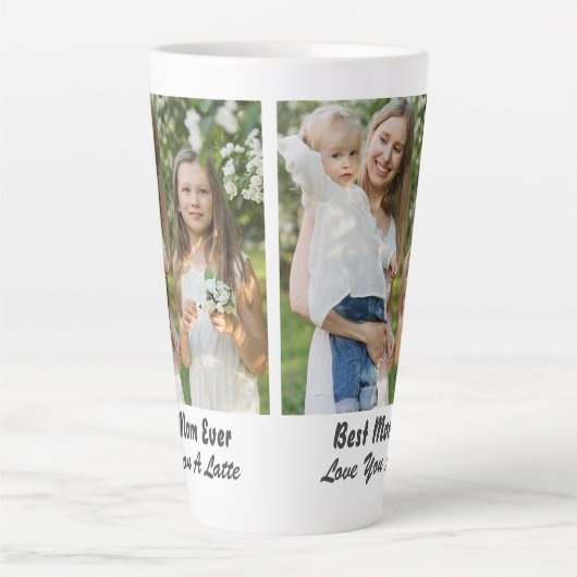 Foto van Cool Best Mam Ever Moederdag Latte Mok (Voorkant)