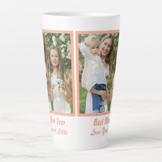 Foto van Cool Best Mam Ever Moederdag Latte Mok (Voorkant)