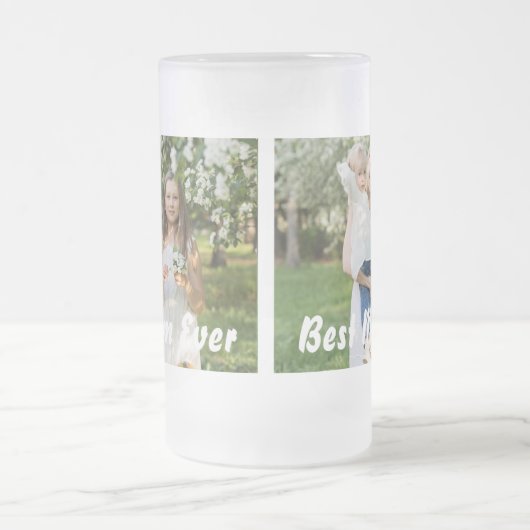 Foto van Cool Best Mam Ever Moederdag Matglas Bierpul (Center)