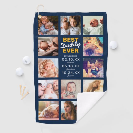 Foto van Cool Best Papa Ever Golfhanddoek (Insitu)