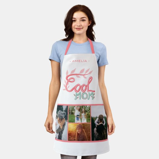 Foto van Cool Mam Hand Lettering Moederdag 4 Schort (Gedragen)