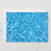 Foto van Cool Pool Party | Zwemwaterdag Kaart (Achterkant)