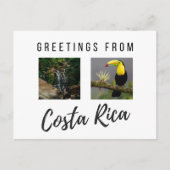 Foto van Costa Rica Briefkaart (Voorkant)