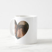 Foto van Couple Inside Heart Lijst Mok (Voorkant links)