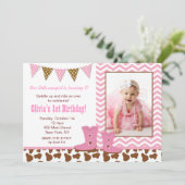 Foto van Cowgirl Kaart (Staand voorkant)