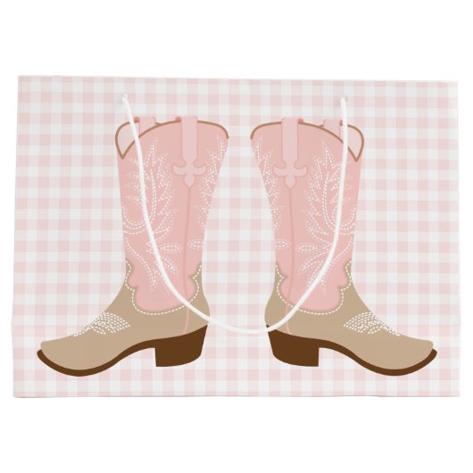 Foto van Cowgirl Pink Groot Cadeauzakje (Achterkant)