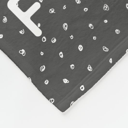 Foto van Cozy and Cute Spotty and Modern Family Fleece Deken (Hoek)