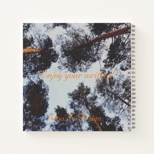 Foto van Cozy Bomen Notitieboek (Achterkant)