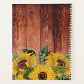 Foto van creëer Your Ewn Rustic Wood Sunflower Planner (Achterkant)