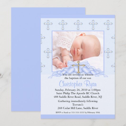 Foto van Cross & Hearts Kaart (Voorkant / Achterkant)