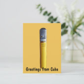 Foto van Cuban Cigar Briefkaart (Staand voorkant)