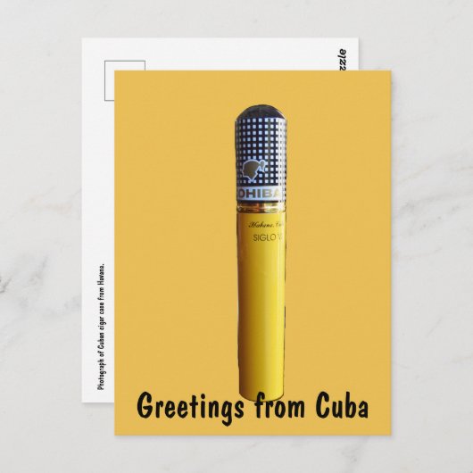 Foto van Cuban Cigar Briefkaart (Voorkant / Achterkant)