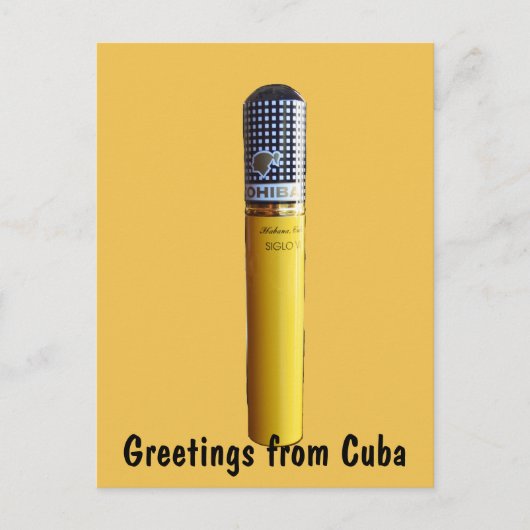 Foto van Cuban Cigar Briefkaart (Voorkant)