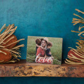 Foto van Custom Love Script-serie Fotoplaat (Zijkant)