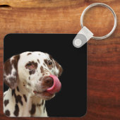 Foto van Cute 2 Photo Double Sided Pet Photo Sleutelhanger (Achterkant)