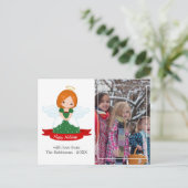 Foto van Cute Angel Prettige feestdagen (Staand voorkant)