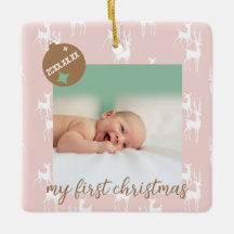 Foto van Cute Baby Birth Announding