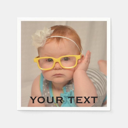 Foto van Cute Baby Family Servet (Voorkant)