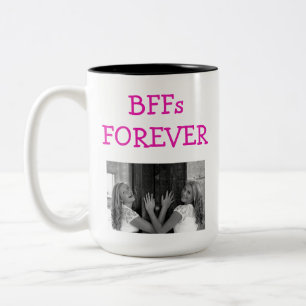 Foto van Cute BFF Best Friends Besties Tweekleurige Koffiemok