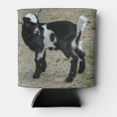 Foto van Cute Black en White Baby Goat Blikjeskoeler (Voorkant)