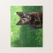 Foto van Cute Brown Tortoiseshel Cat Legpuzzel (Verticaal)