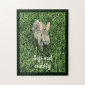 Foto van Cute Bunny Rabbit Legpuzzel (Verticaal)
