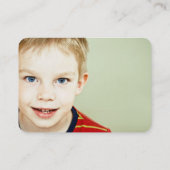 Foto van Cute Cartoon Elephant Colorful Kind Contactkaartje (Achterkant)