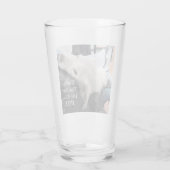 Foto van Cute Dog Best Dad en Pal Ever Glas (Achterkant)