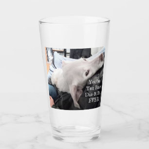 Foto van Cute Dog Best Dad en Pal Ever Glas