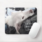 Foto van Cute Dog Best Pap Ever Muismat (Met muis)