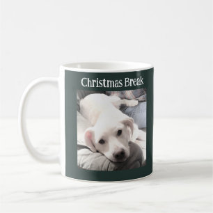 Foto van Cute Dog Kerstbreak Green Koffiemok