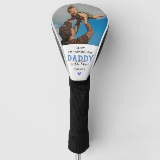 Foto van Cute First Vaderdag Golfheadcover (Voorkant)