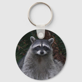 Foto van Cute Forest Raccoon Sleutelhanger