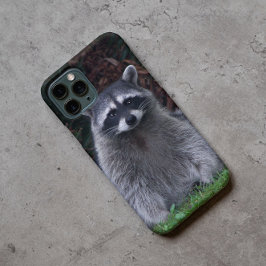 Foto van Cute Forest Raccoon Wildlife iPhone 16 Hoesje