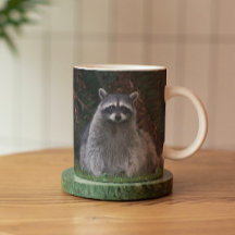 Foto van Cute Forest Raccoon Wildlife