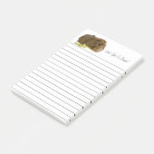 Foto van Cute Ginger Guinee Pig Post-it® Notes (Schuin)