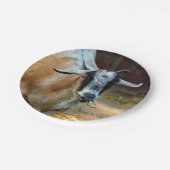 Foto van Cute Goat Eating Hay Papieren Bordje (Gekanteld)