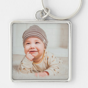 Foto van Cute Happy baby Sleutelhanger