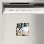 Foto van Cute Innocent en Guilty Puppy Dog Magneet (Insitu (Vaatwasser))