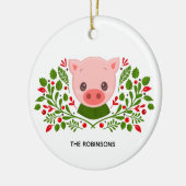 Foto van Cute Kerstmis Keramisch Ornament (Links)