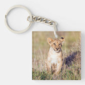 Foto van Cute lion cub in Afrika Sleutelhanger (Voorkant)