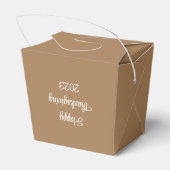 Foto van Cute Little Squirrel met Fluffy Tail Bedankdoosjes (Achterkant)